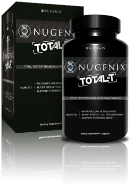  Nugenix Total-T, Free and Total Testosterone Booster Supplement  for Men, 90 Count : Health & Household